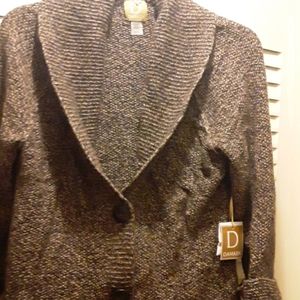 Damask cashmere blend sweater